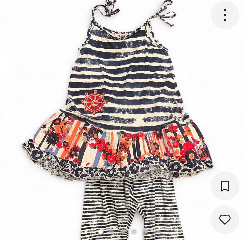 Nautical Striped Kids Matching Set